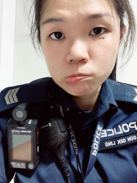 SPF Female Officer Goh Gek Ling nude sexy leaked Fappening 