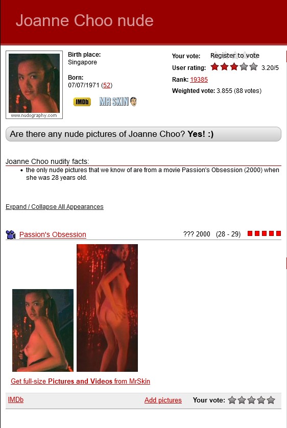 Nude Singaporean Model And Actress Joanne Choo Leaked 011